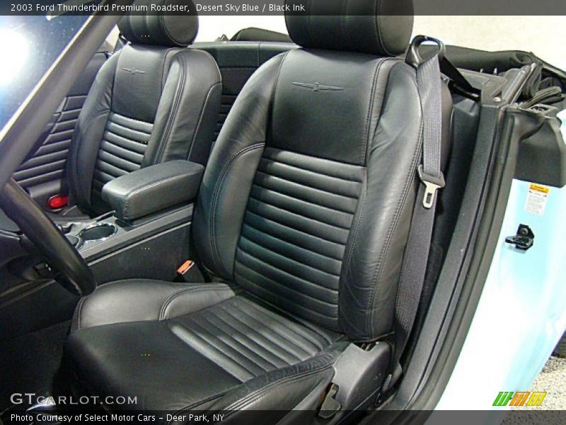 Desert Sky Blue / Black Ink 2003 Ford Thunderbird Premium Roadster
