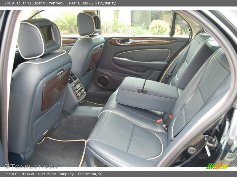 Celestial Black / Navy/Barley 2009 Jaguar XJ Super V8 Portfolio