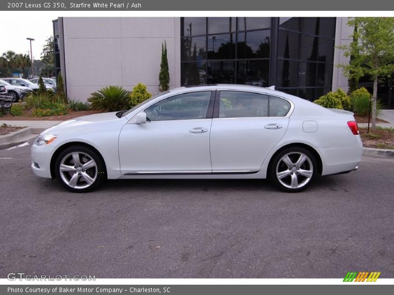 Starfire White Pearl / Ash 2007 Lexus GS 350