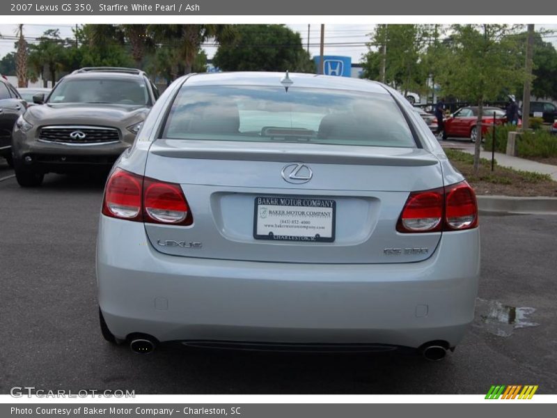 Starfire White Pearl / Ash 2007 Lexus GS 350