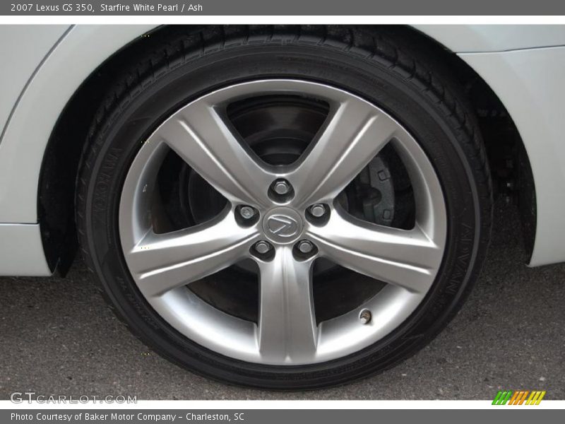 Starfire White Pearl / Ash 2007 Lexus GS 350