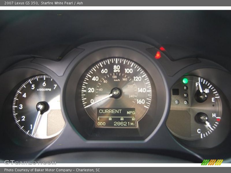 Starfire White Pearl / Ash 2007 Lexus GS 350