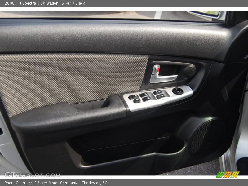 Silver / Black 2008 Kia Spectra 5 SX Wagon