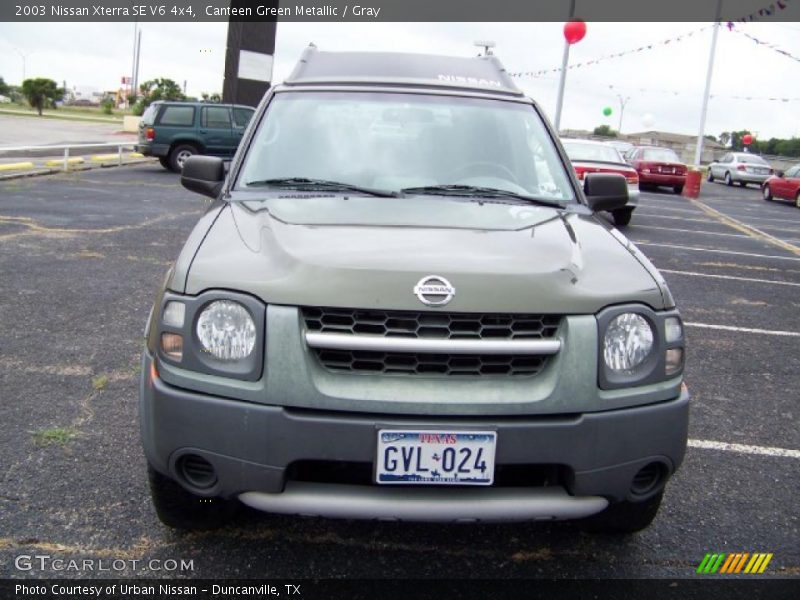 Canteen Green Metallic / Gray 2003 Nissan Xterra SE V6 4x4