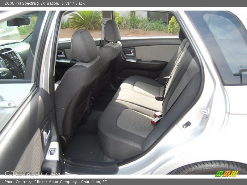 Silver / Black 2008 Kia Spectra 5 SX Wagon