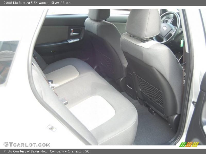 Silver / Black 2008 Kia Spectra 5 SX Wagon