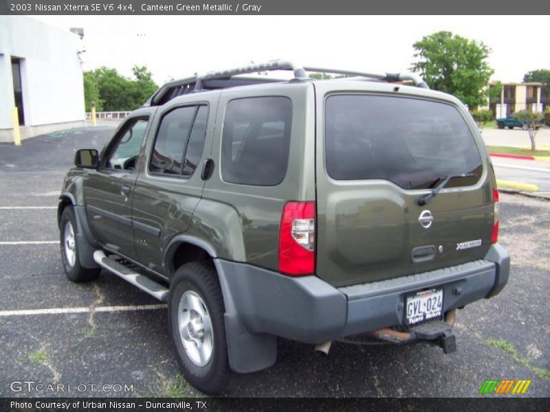 Canteen Green Metallic / Gray 2003 Nissan Xterra SE V6 4x4