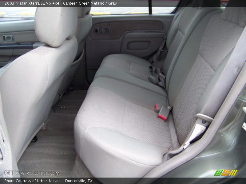 Canteen Green Metallic / Gray 2003 Nissan Xterra SE V6 4x4