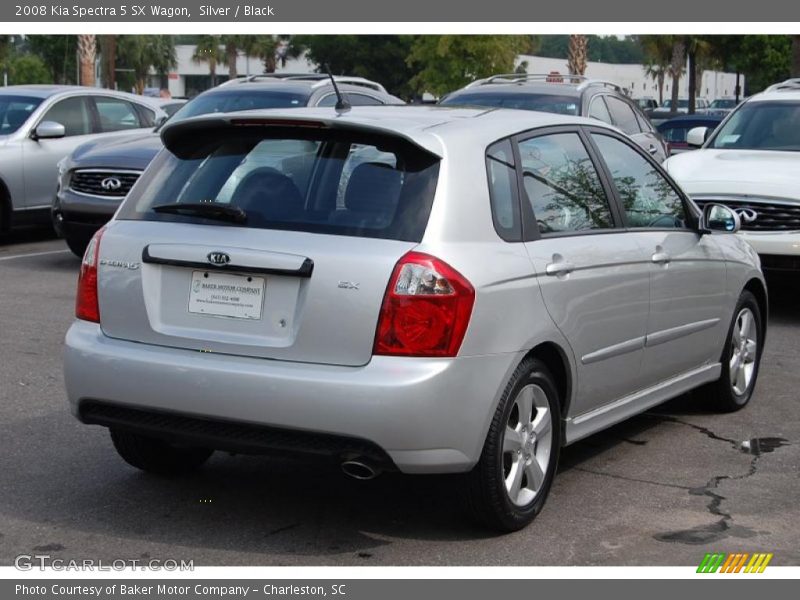Silver / Black 2008 Kia Spectra 5 SX Wagon