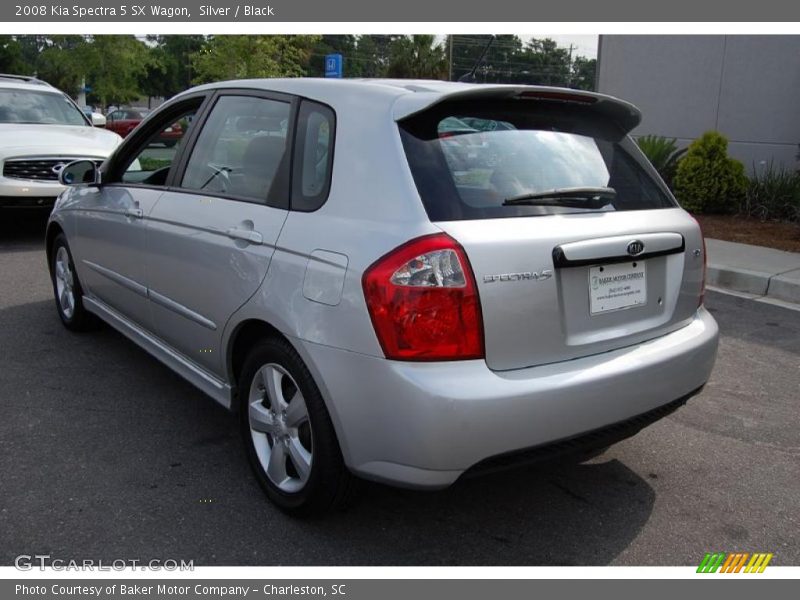 Silver / Black 2008 Kia Spectra 5 SX Wagon