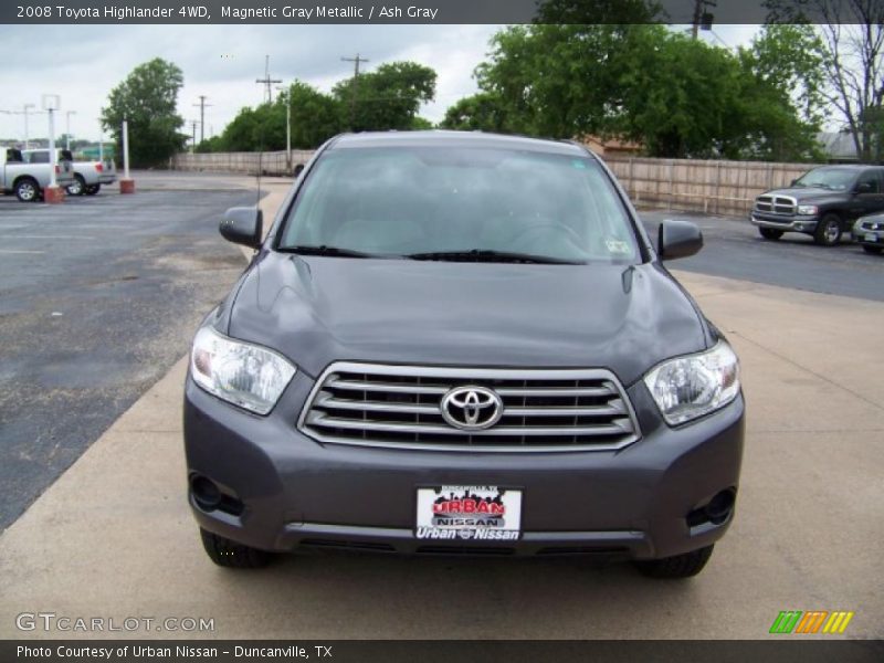 Magnetic Gray Metallic / Ash Gray 2008 Toyota Highlander 4WD