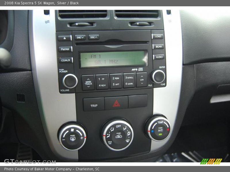 Silver / Black 2008 Kia Spectra 5 SX Wagon