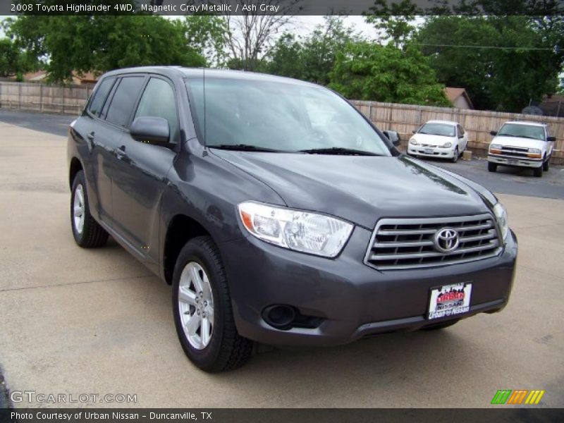 Magnetic Gray Metallic / Ash Gray 2008 Toyota Highlander 4WD