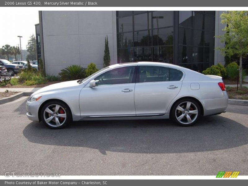 Mercury Silver Metallic / Black 2006 Lexus GS 430
