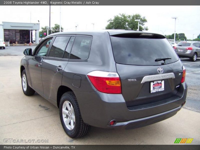 Magnetic Gray Metallic / Ash Gray 2008 Toyota Highlander 4WD