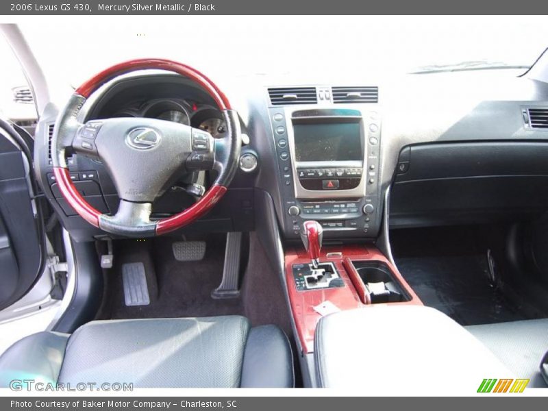 Mercury Silver Metallic / Black 2006 Lexus GS 430