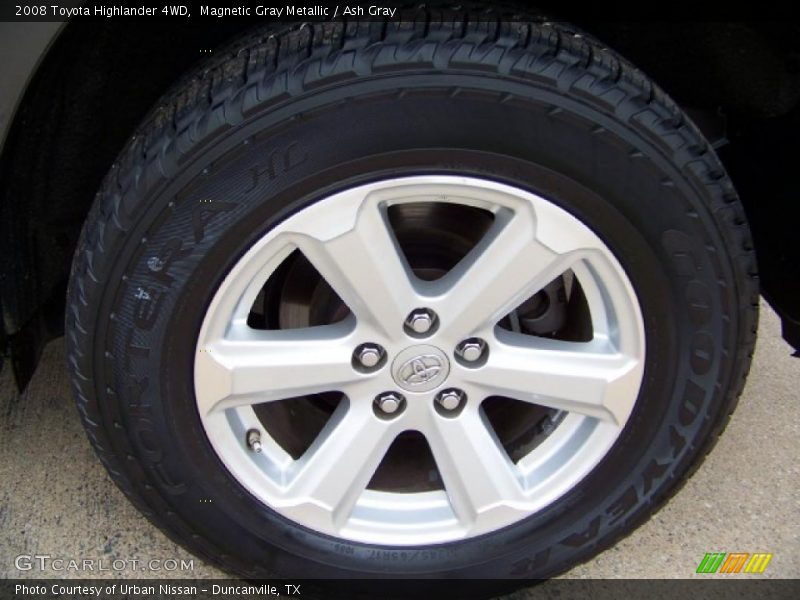 Magnetic Gray Metallic / Ash Gray 2008 Toyota Highlander 4WD