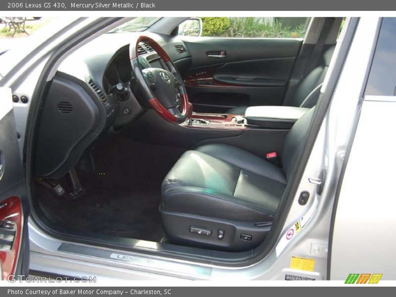 Mercury Silver Metallic / Black 2006 Lexus GS 430