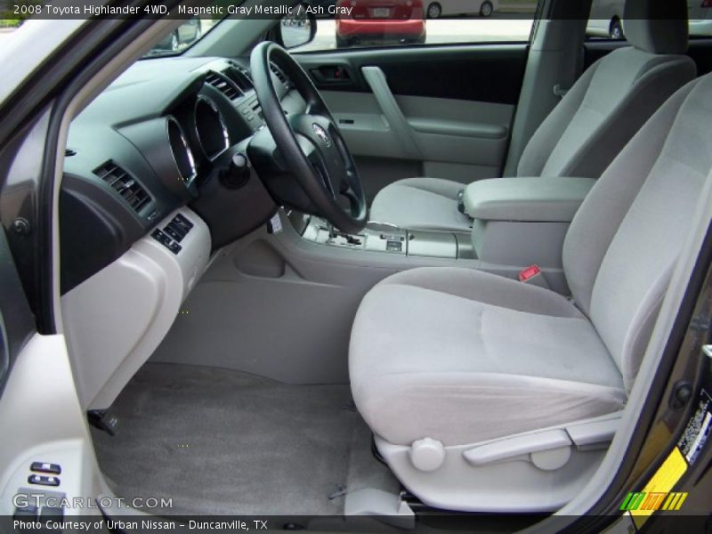 Magnetic Gray Metallic / Ash Gray 2008 Toyota Highlander 4WD