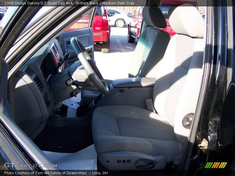 Brilliant Black / Medium Slate Gray 2006 Dodge Dakota SLT Quad Cab 4x4