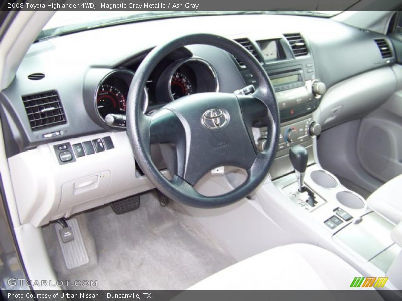 Magnetic Gray Metallic / Ash Gray 2008 Toyota Highlander 4WD