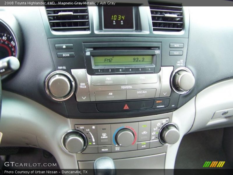 Magnetic Gray Metallic / Ash Gray 2008 Toyota Highlander 4WD
