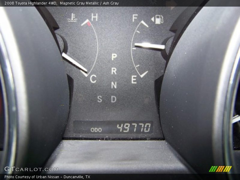 Magnetic Gray Metallic / Ash Gray 2008 Toyota Highlander 4WD
