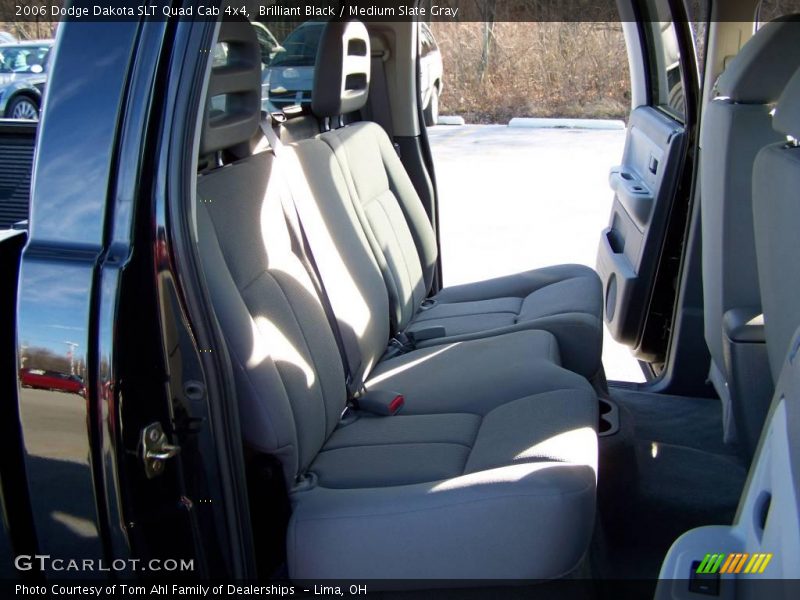 Brilliant Black / Medium Slate Gray 2006 Dodge Dakota SLT Quad Cab 4x4