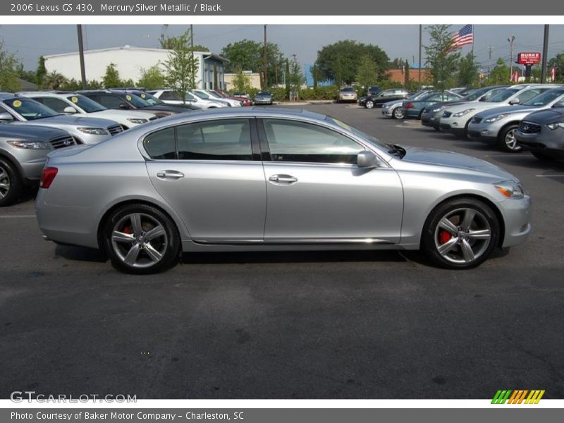 Mercury Silver Metallic / Black 2006 Lexus GS 430