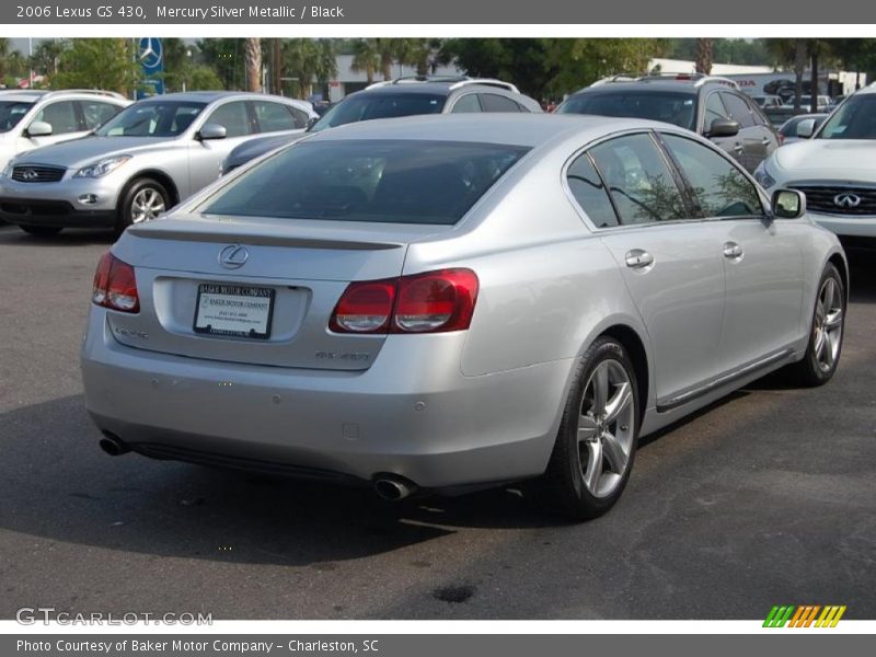 Mercury Silver Metallic / Black 2006 Lexus GS 430