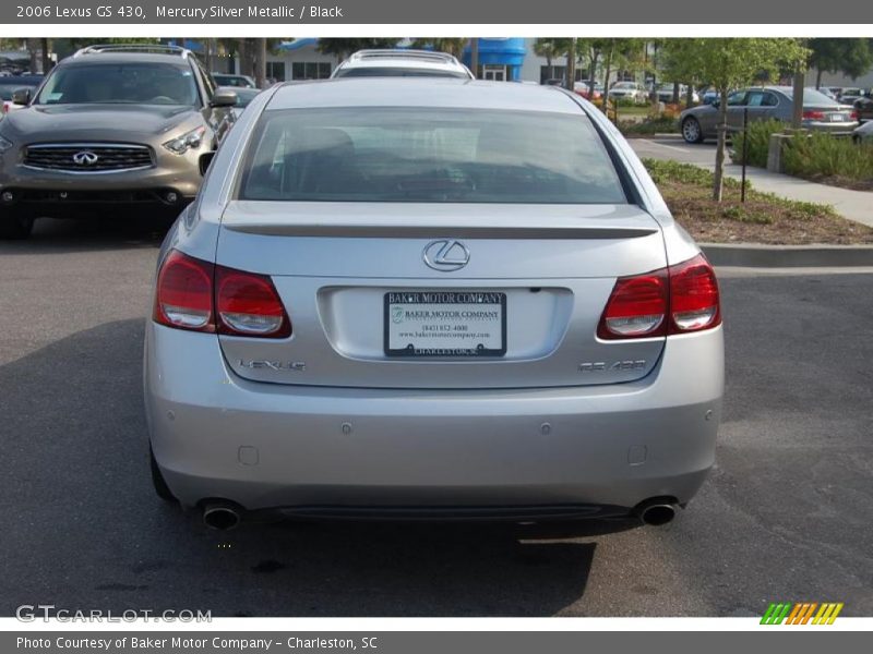 Mercury Silver Metallic / Black 2006 Lexus GS 430