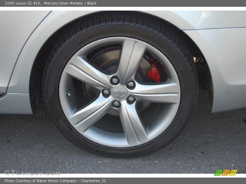 Mercury Silver Metallic / Black 2006 Lexus GS 430