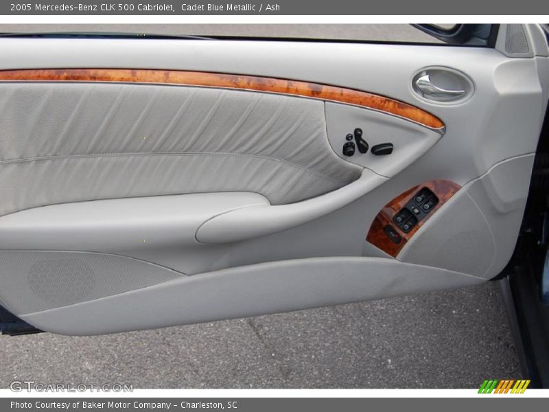 Cadet Blue Metallic / Ash 2005 Mercedes-Benz CLK 500 Cabriolet