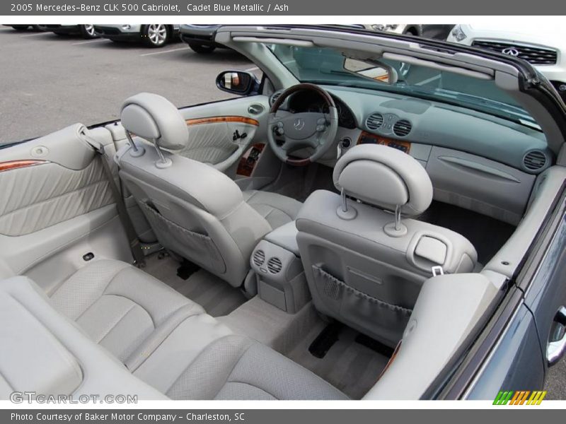 Cadet Blue Metallic / Ash 2005 Mercedes-Benz CLK 500 Cabriolet