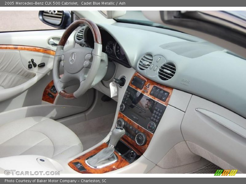Cadet Blue Metallic / Ash 2005 Mercedes-Benz CLK 500 Cabriolet