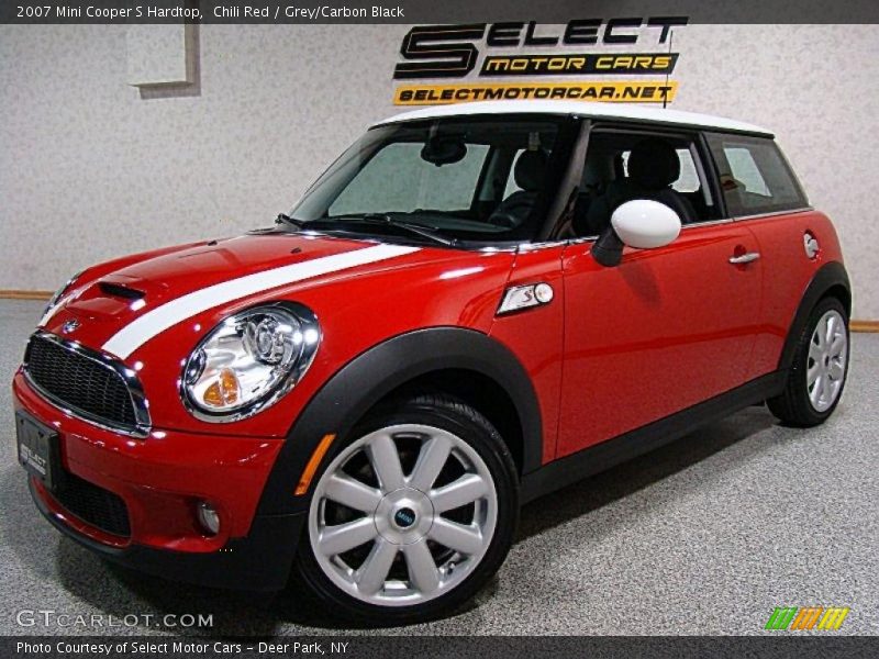 Chili Red / Grey/Carbon Black 2007 Mini Cooper S Hardtop