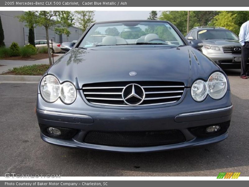 Cadet Blue Metallic / Ash 2005 Mercedes-Benz CLK 500 Cabriolet