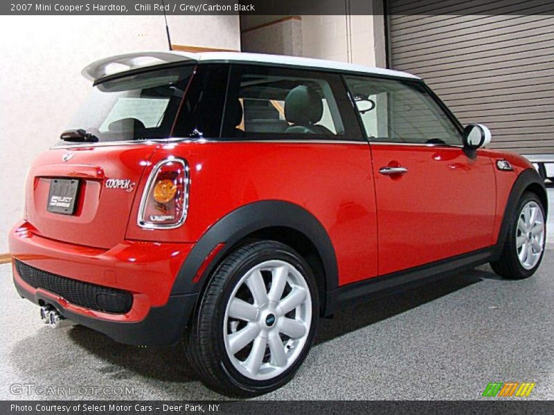 Chili Red / Grey/Carbon Black 2007 Mini Cooper S Hardtop