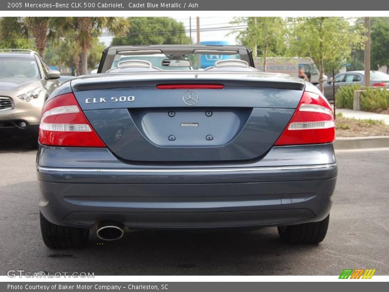 Cadet Blue Metallic / Ash 2005 Mercedes-Benz CLK 500 Cabriolet