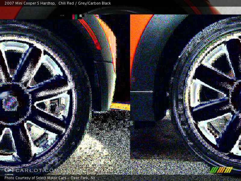 Chili Red / Grey/Carbon Black 2007 Mini Cooper S Hardtop