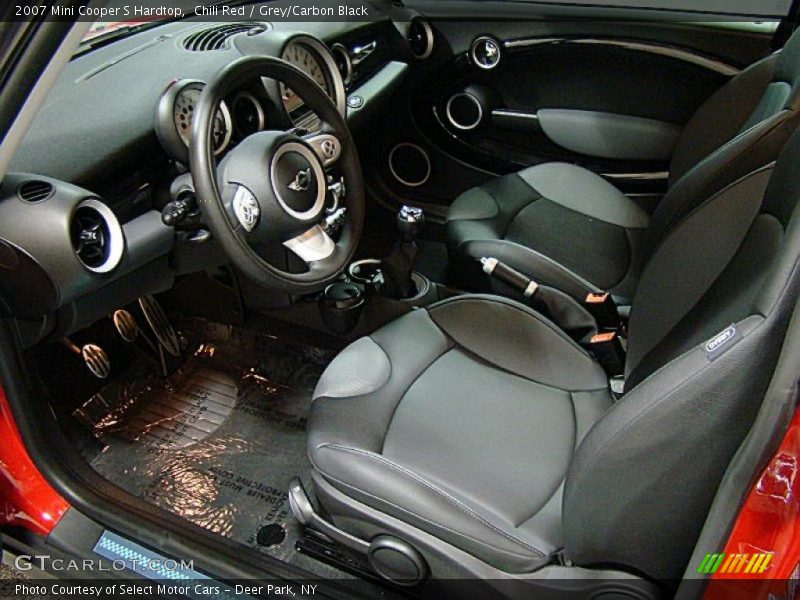Chili Red / Grey/Carbon Black 2007 Mini Cooper S Hardtop
