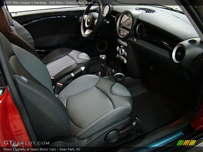 Chili Red / Grey/Carbon Black 2007 Mini Cooper S Hardtop