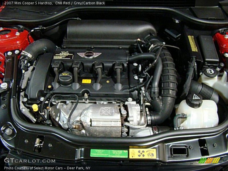 Chili Red / Grey/Carbon Black 2007 Mini Cooper S Hardtop