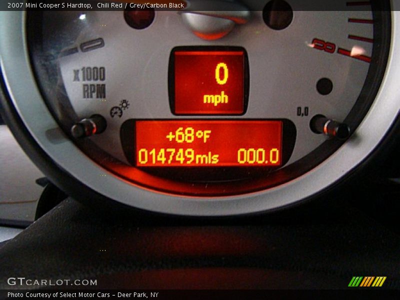 Chili Red / Grey/Carbon Black 2007 Mini Cooper S Hardtop
