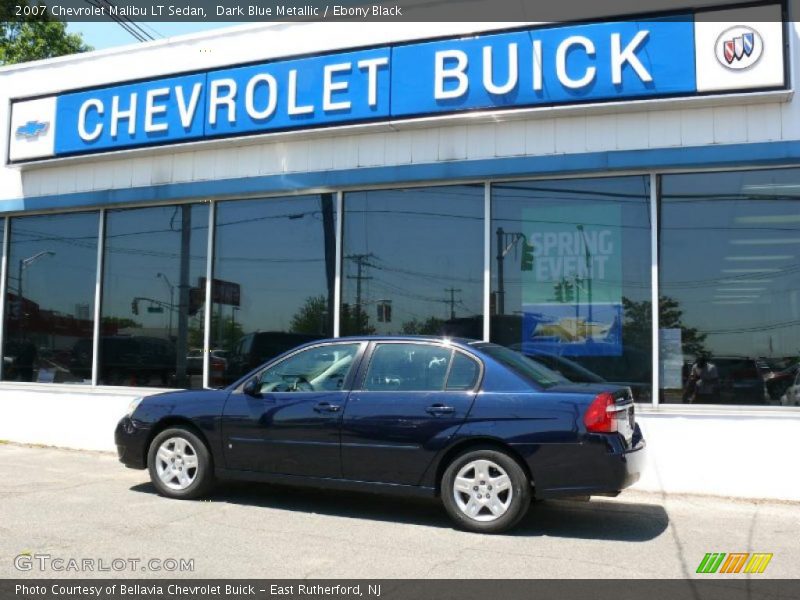Dark Blue Metallic / Ebony Black 2007 Chevrolet Malibu LT Sedan