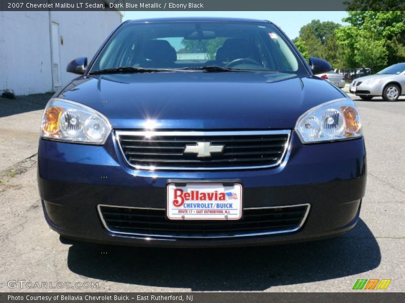 Dark Blue Metallic / Ebony Black 2007 Chevrolet Malibu LT Sedan