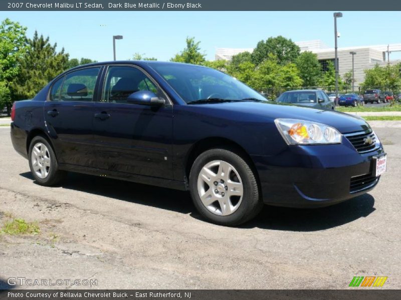 Dark Blue Metallic / Ebony Black 2007 Chevrolet Malibu LT Sedan