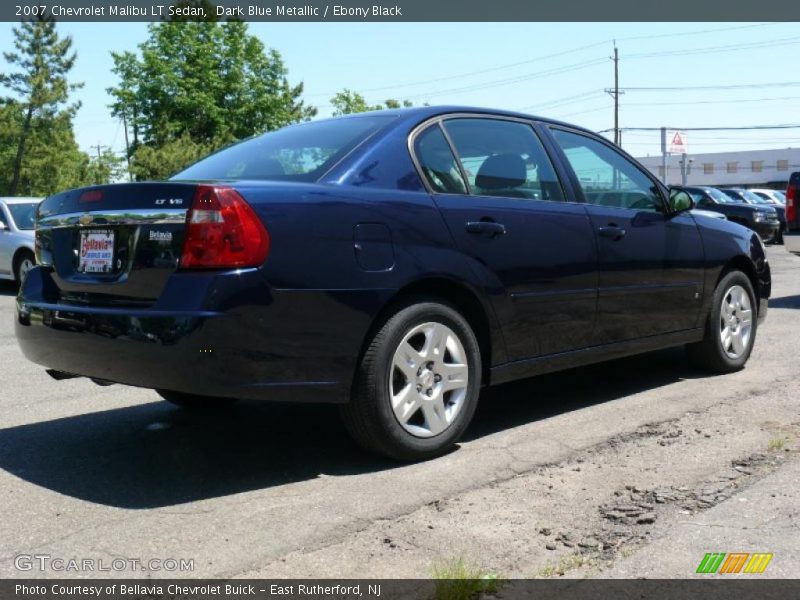 Dark Blue Metallic / Ebony Black 2007 Chevrolet Malibu LT Sedan
