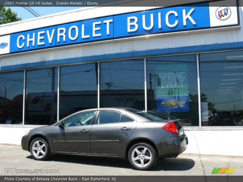 Granite Metallic / Ebony 2007 Pontiac G6 V6 Sedan