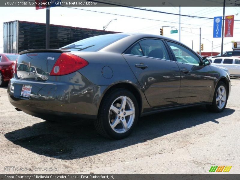 Granite Metallic / Ebony 2007 Pontiac G6 V6 Sedan